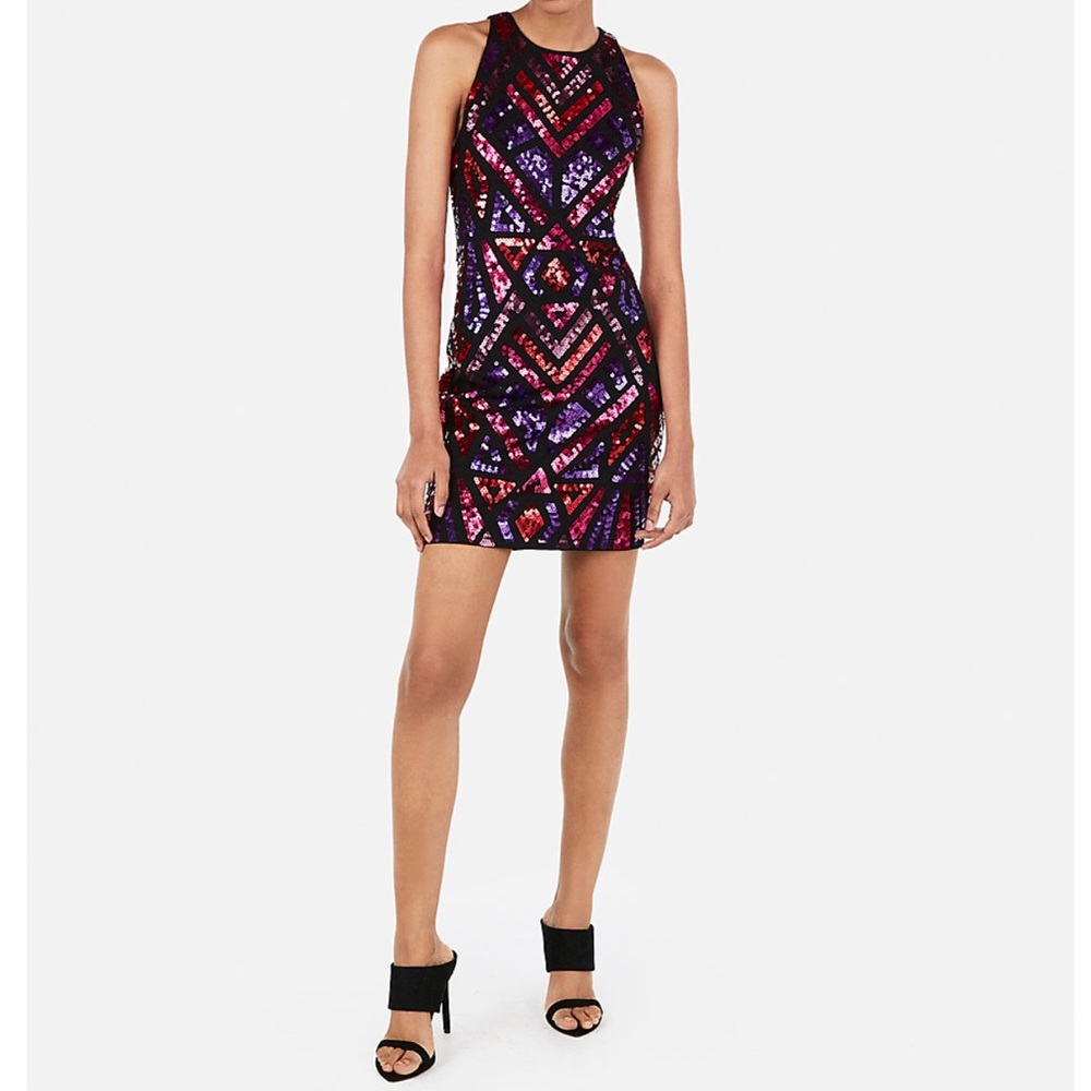Express Sequin Dress size Large